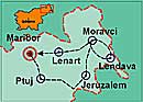 Circuit vignoble slovénie
