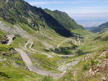 Roumanie à moto