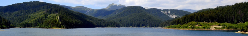 Grands lacs et montagne lors d'un autotour